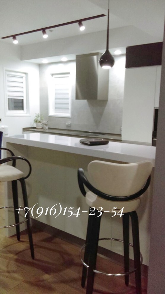 Кухня белая  Вешки