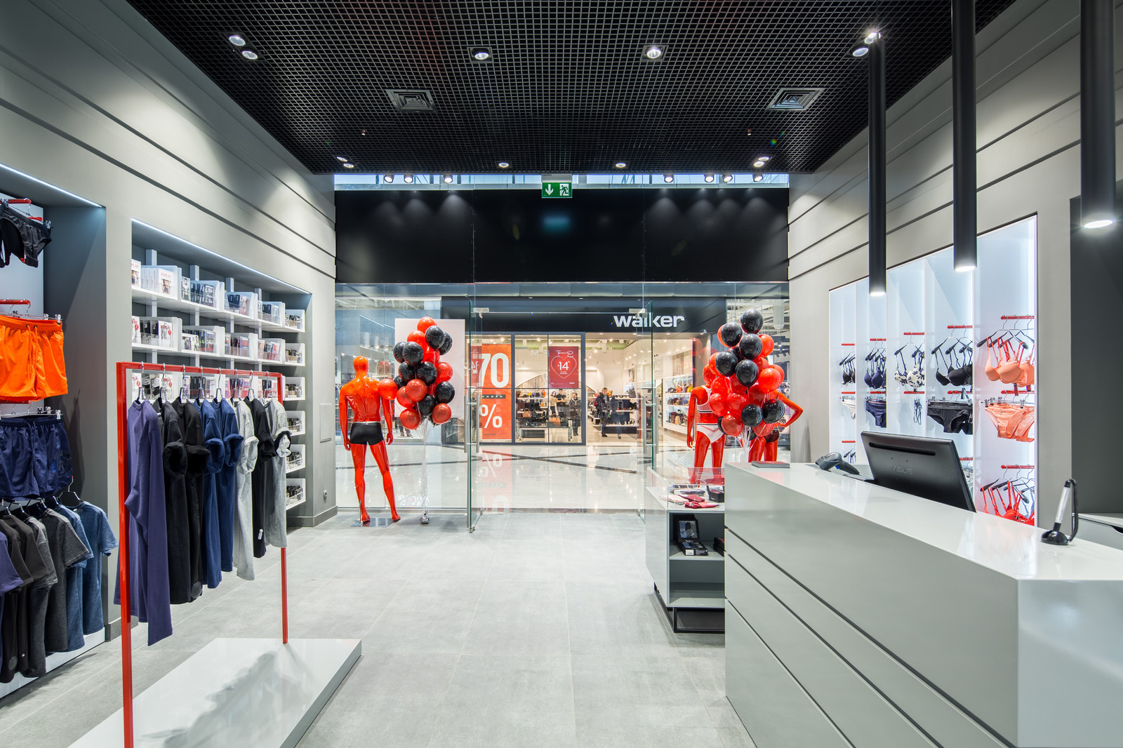 Stem Underwear — Освещение магазина нижнего белья