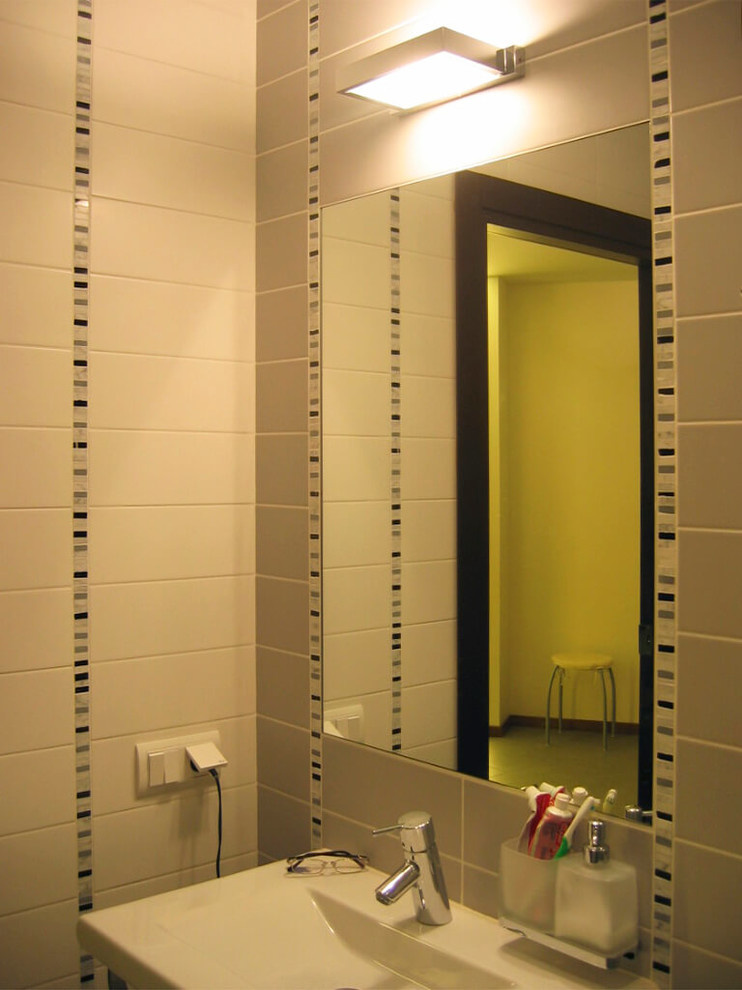 Душевая в кв. на пр. Энгельса, дизайнер Екатерина Билозор