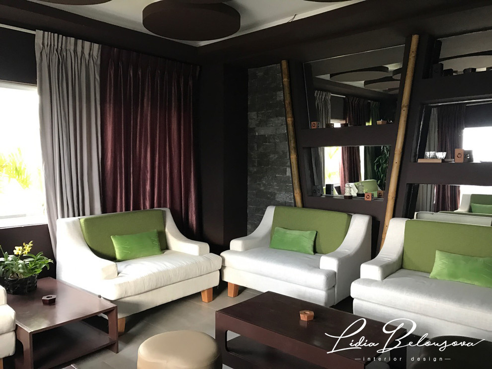 Реализованный дизайн  spa в в гостинице Queenco Hotel & Casino в к. Камбоджа