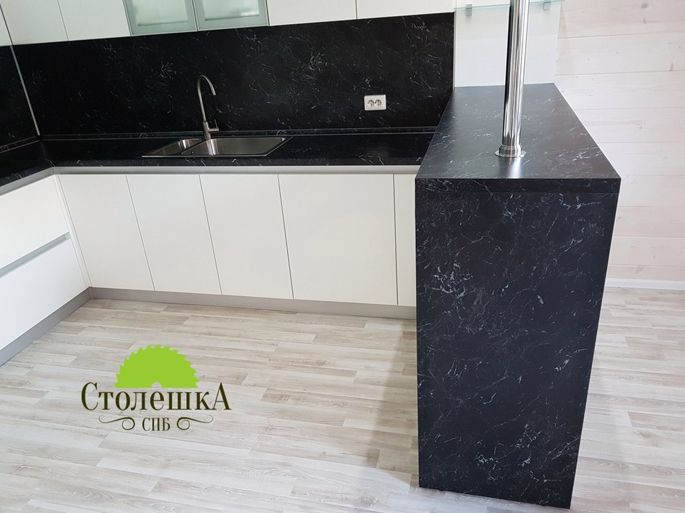 Обложка проекта: Столешница  F 202 ST30 Чёрный мрамор