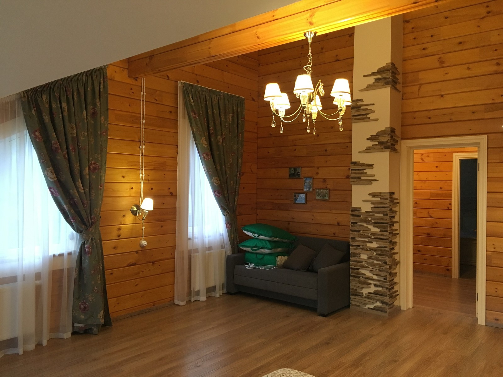 Комбинированный дом в Коробицыно