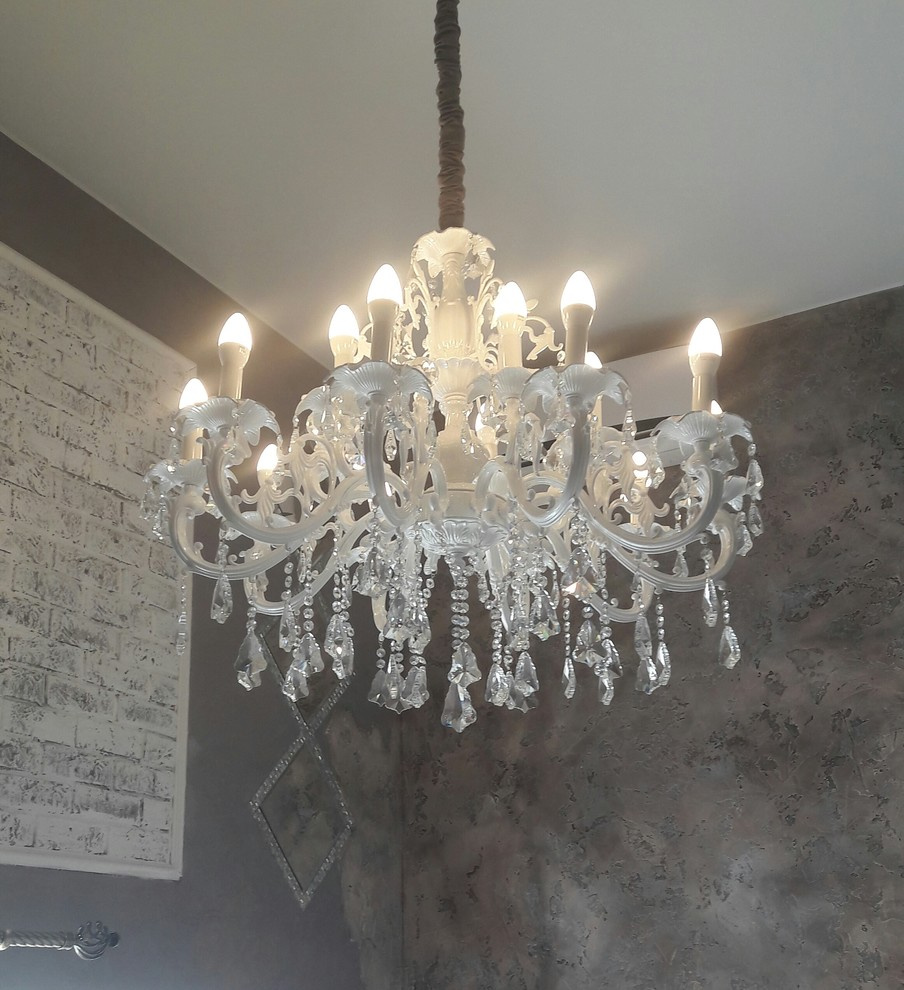 Двухэтажная спальня в загородном доме