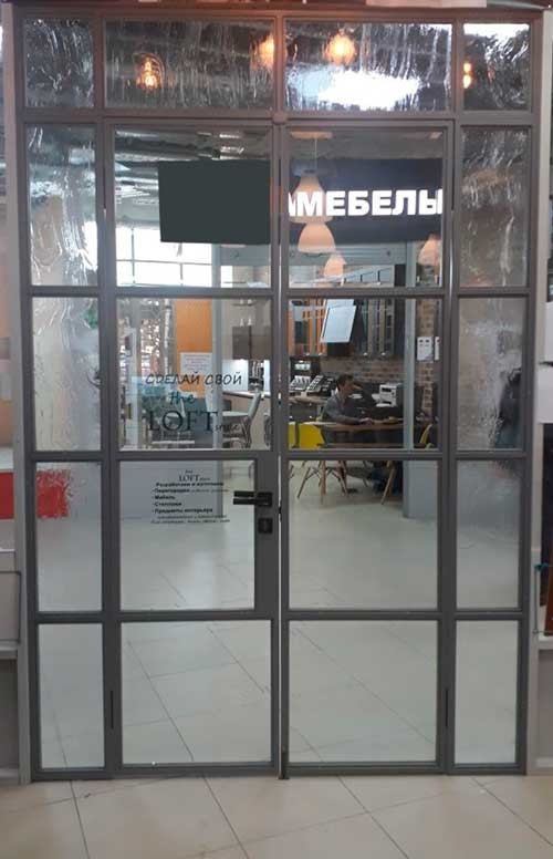 Металлическая входная группа ЛОФТ