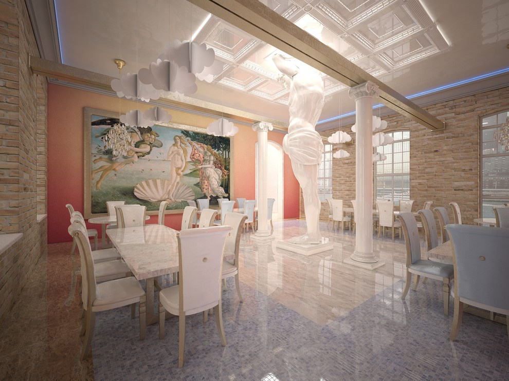 Ресторан, расположенный в историческом здании.