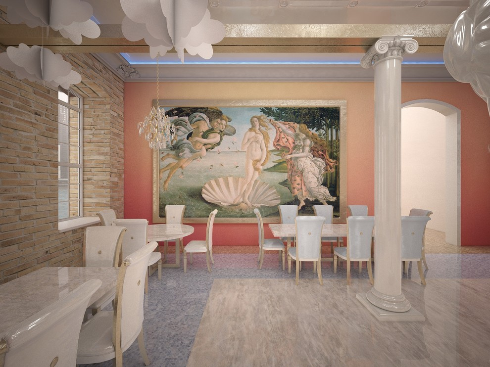 Ресторан, расположенный в историческом здании.