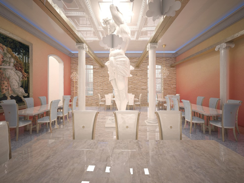 Ресторан, расположенный в историческом здании.