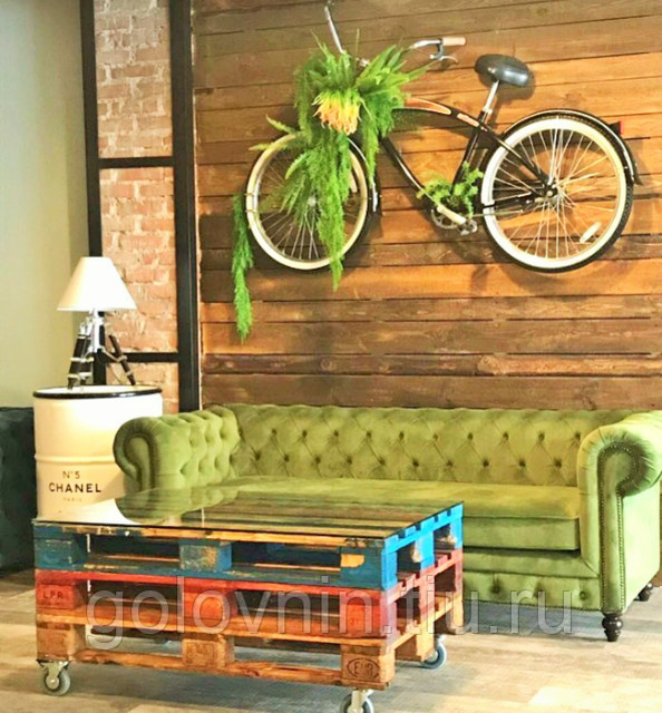 Диван Честер в интерьере