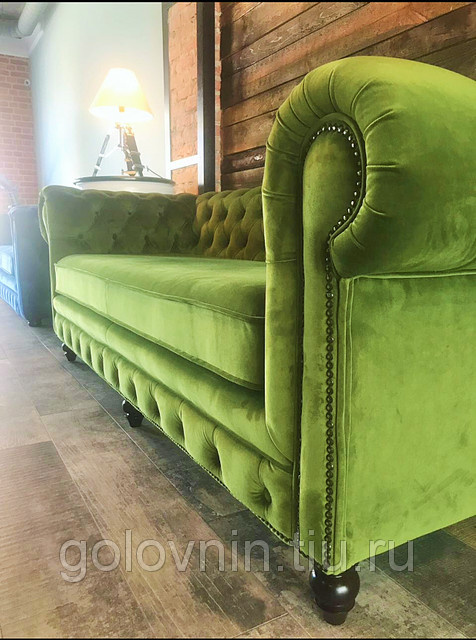 Диван Честер в интерьере