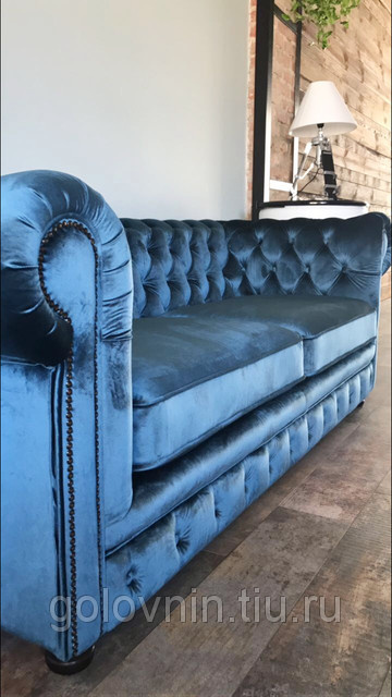 Диван Честер в интерьере