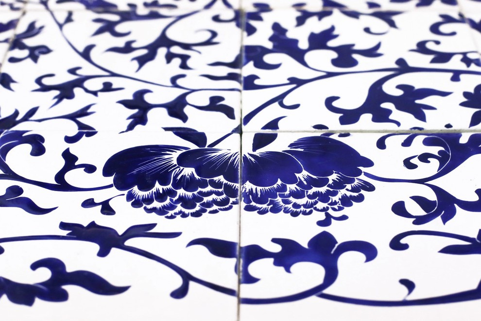 Фартук с использованием старинного китайского орнамента.