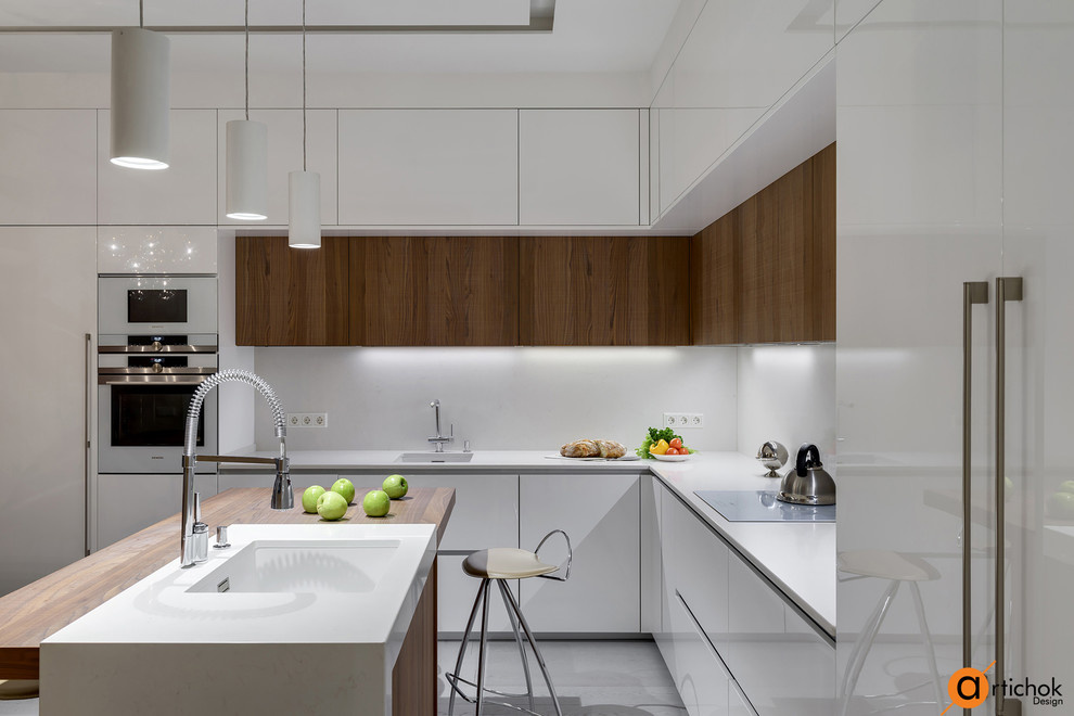 Освещение фартука и рабочей зоны кухни