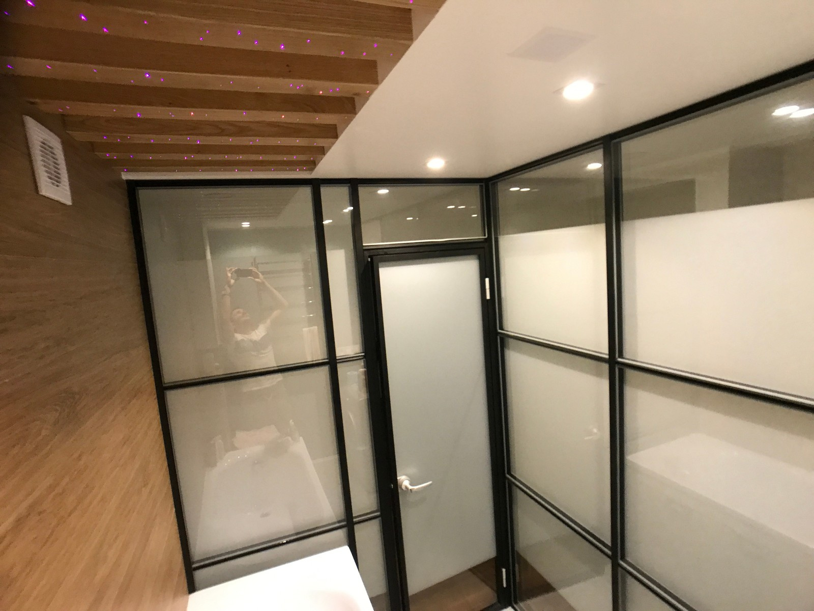 Установка лофт перегородки