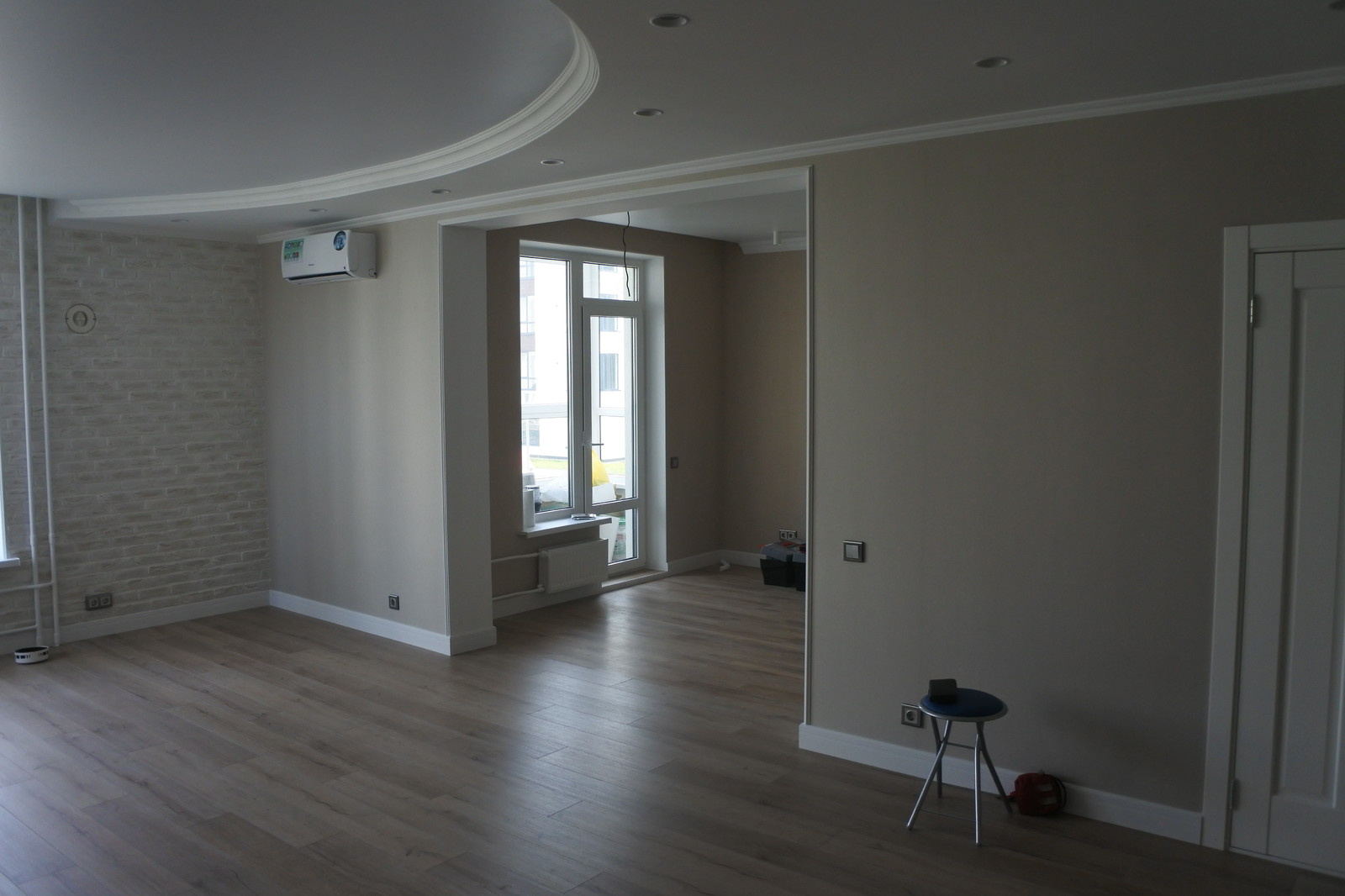 Интерьер кухни гостиной в ЖК Ожогино, Тюмень