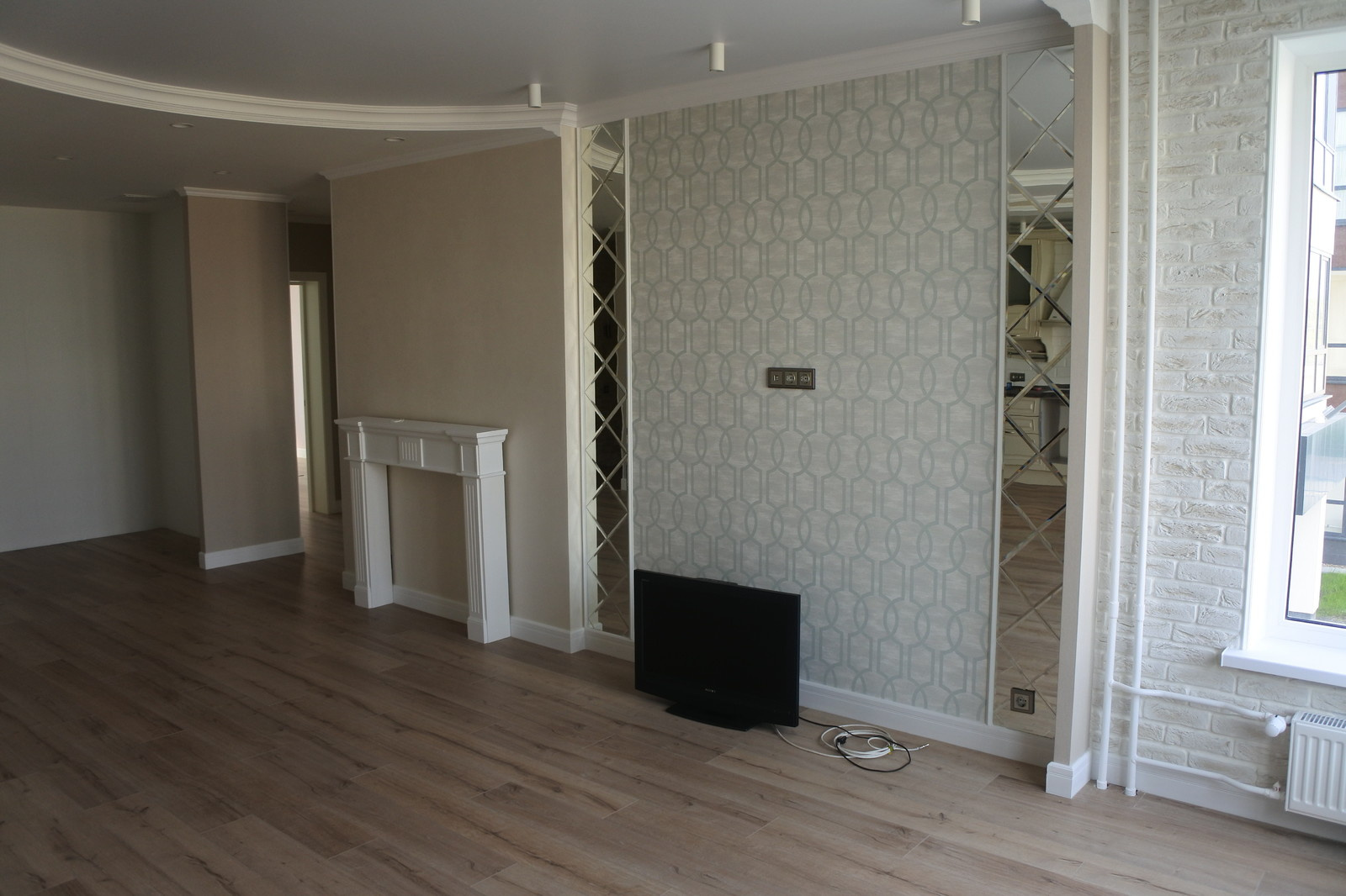 Обложка проекта: Интерьер кухни гостиной в ЖК Ожогино