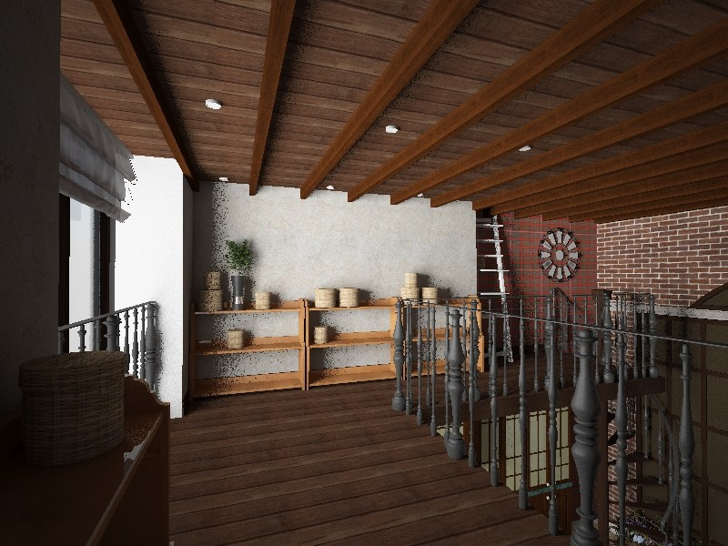 Двухэтажный дом с бассейном выходом на крышу