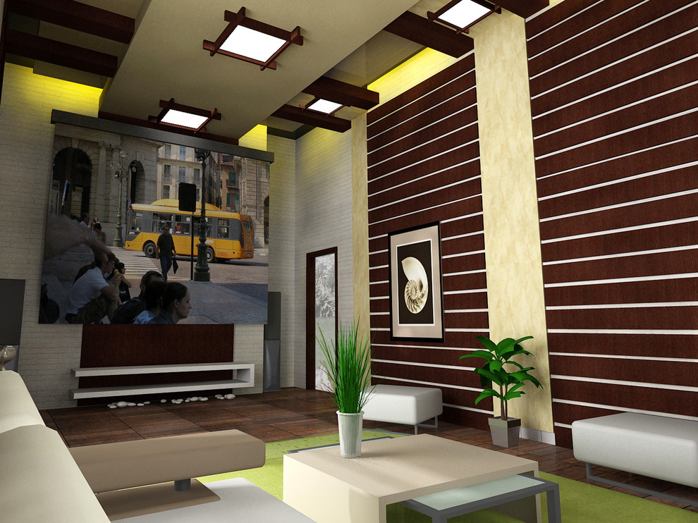 Двухэтажный дом с бассейном выходом на крышу