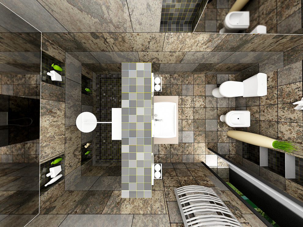 Двухэтажный дом с бассейном выходом на крышу