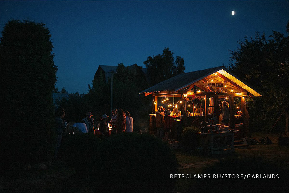 Аренда ретро-гирлянд на свадьбу