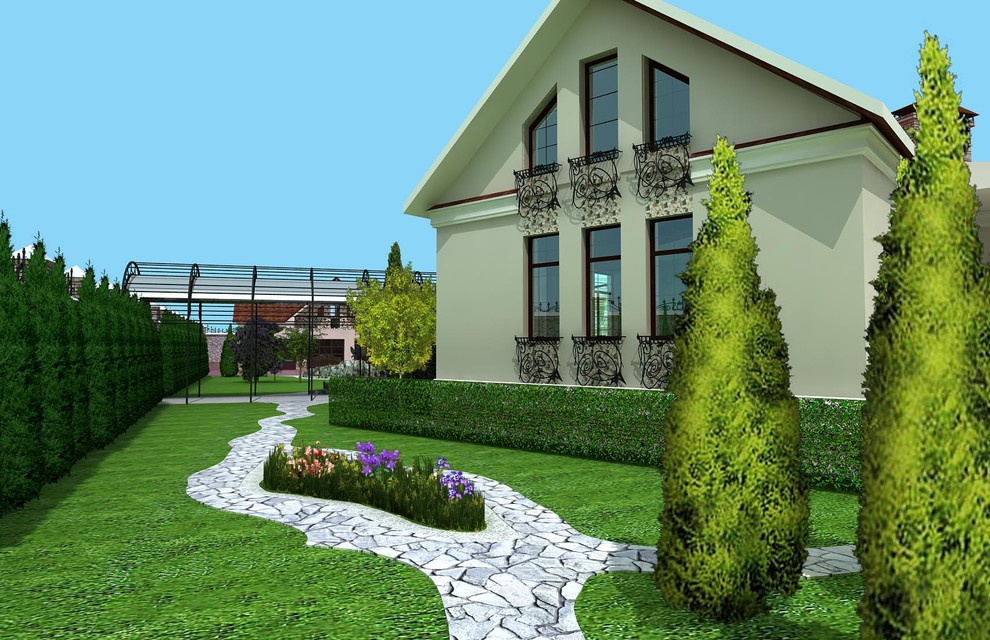 Устройство газона