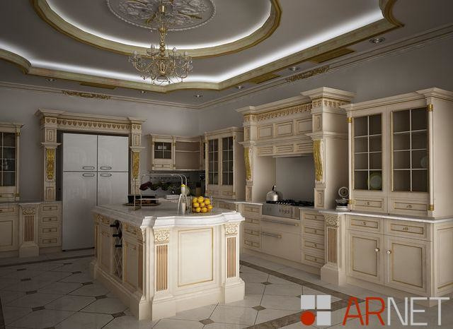 Классический размах, Интерьер коттеджа 1050 кв.м.