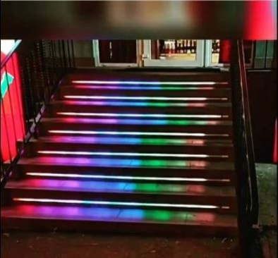 Светодинамическая подсветка ступеней