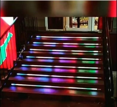 Светодинамическая подсветка ступеней