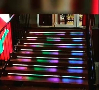 Светодинамическая подсветка ступеней