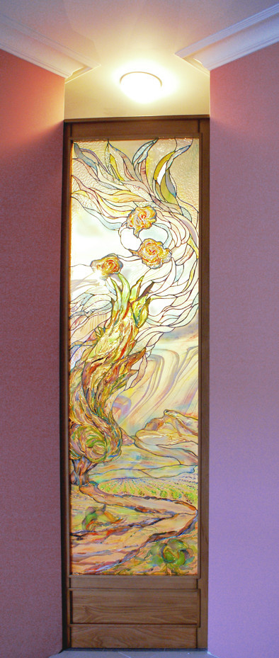 Витражная живопись.