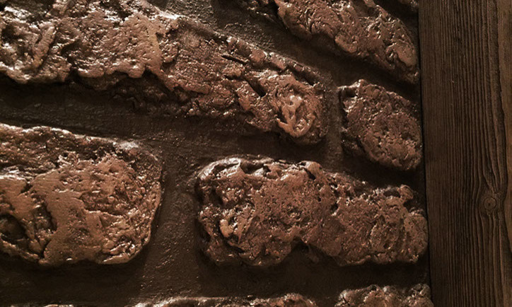 Декоративный кирпич из штукатурки