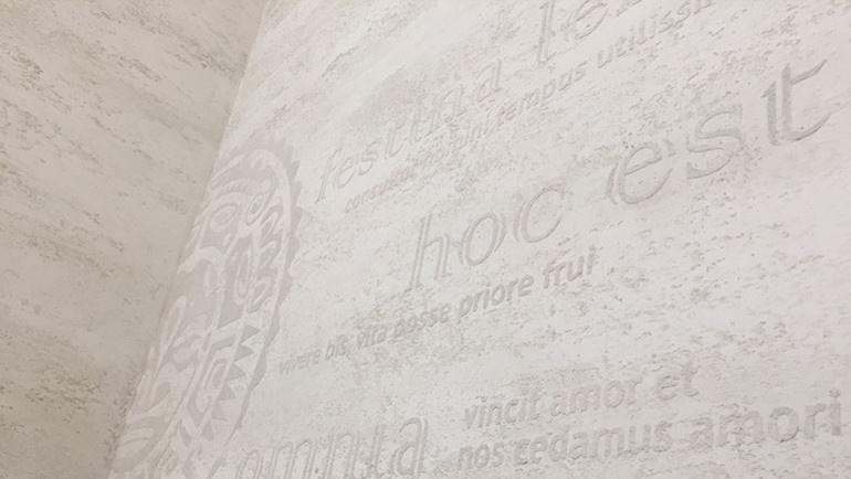 Трафарет - декоративная штукатурка