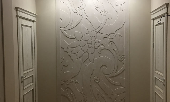 Трафарет - декоративная штукатурка