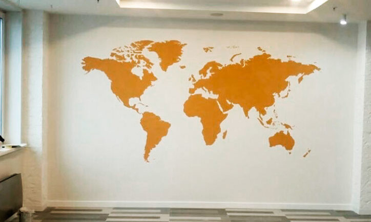 Трафарет - декоративная штукатурка