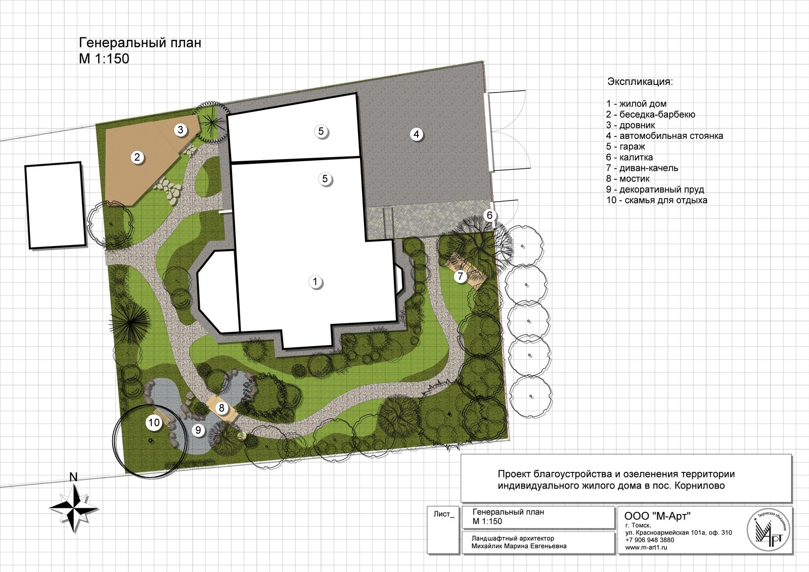 Корнилово. Генеральный план