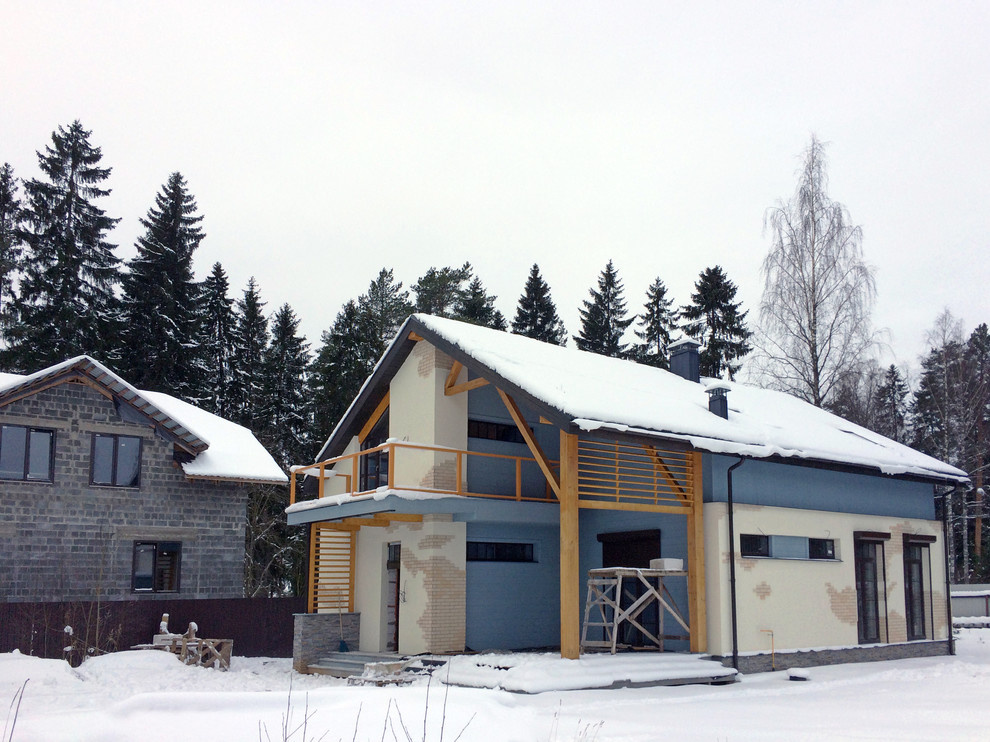 Строительство дома в стиле "Шале" (CHALET_ECOSTYLE)