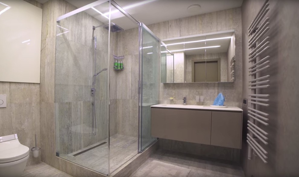 Проект в ЖК "Новая звезда". Душевая