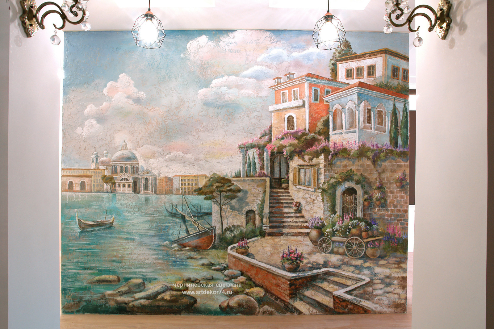 Художественная роспись стен, потолков, мебели. Фрески. Картины.