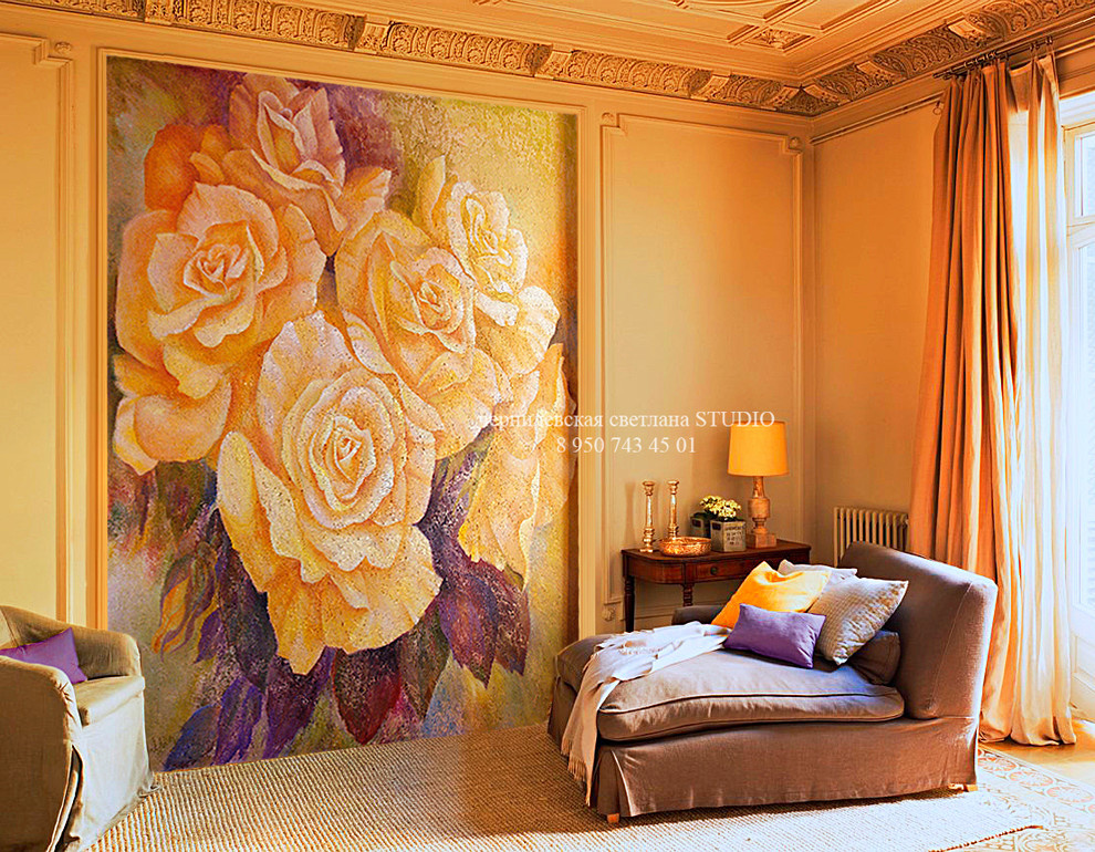 Художественная роспись стен, потолков, мебели. Фрески. Картины.