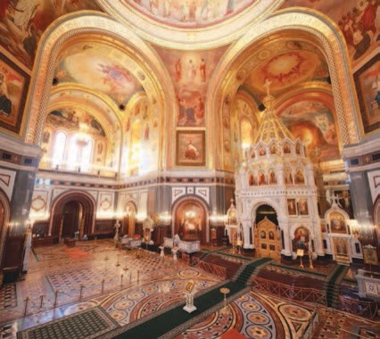 Обложка проекта: Кафедральный соборный храм Христа Спасителя