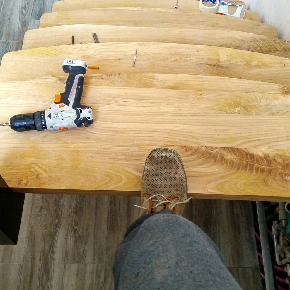 Проект лестница на металлокаркасе