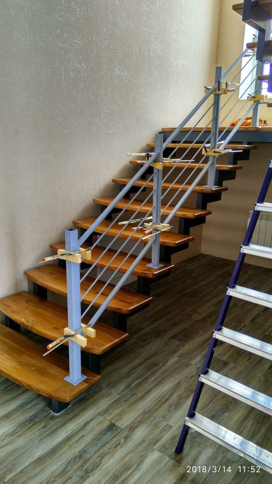 Проект лестница на металлокаркасе