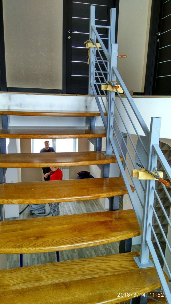 Проект лестница на металлокаркасе