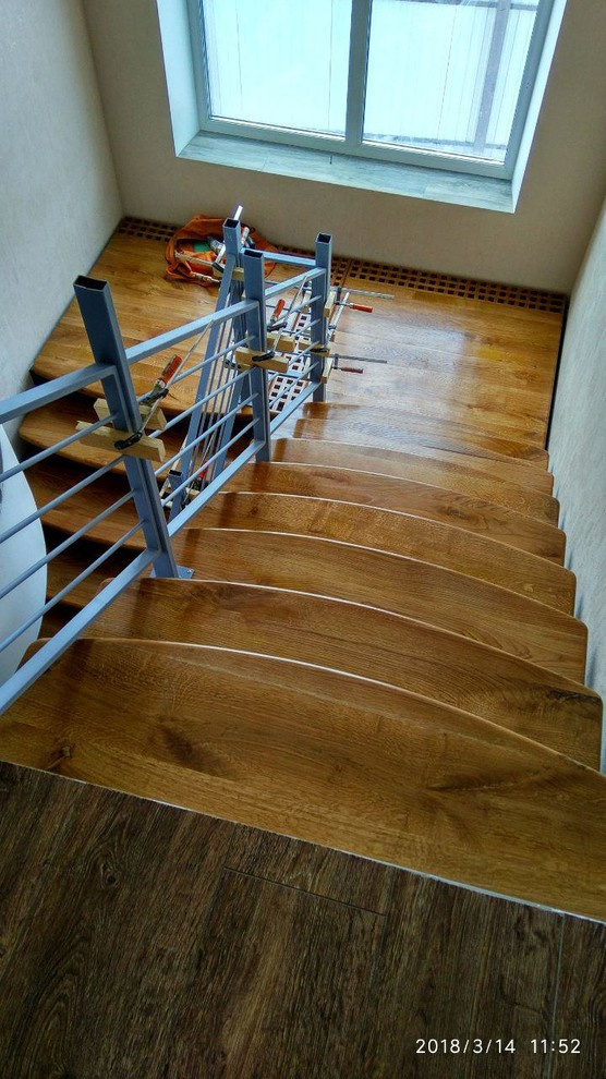 Проект лестница на металлокаркасе