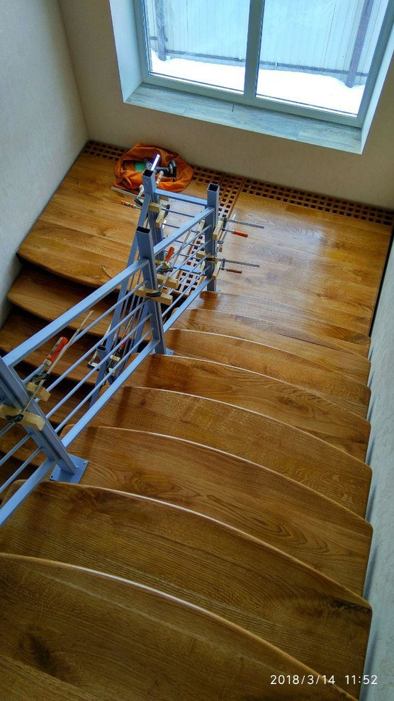 Проект лестница на металлокаркасе