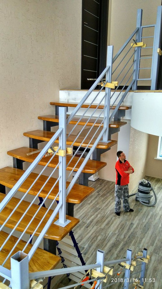 Проект лестница на металлокаркасе