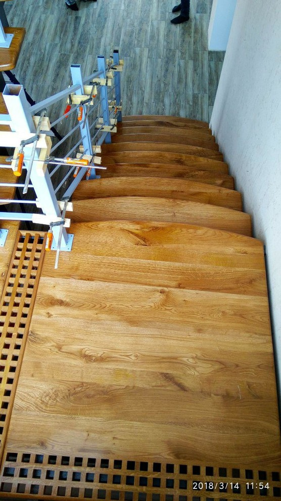 Обложка проекта: Проект лестница на металлокаркасе