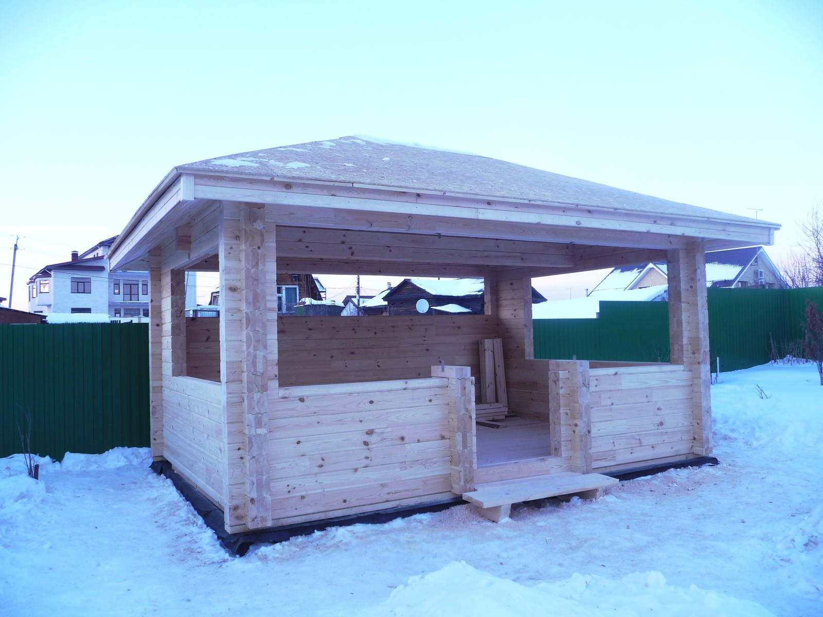 Беседка из профилированного бруса