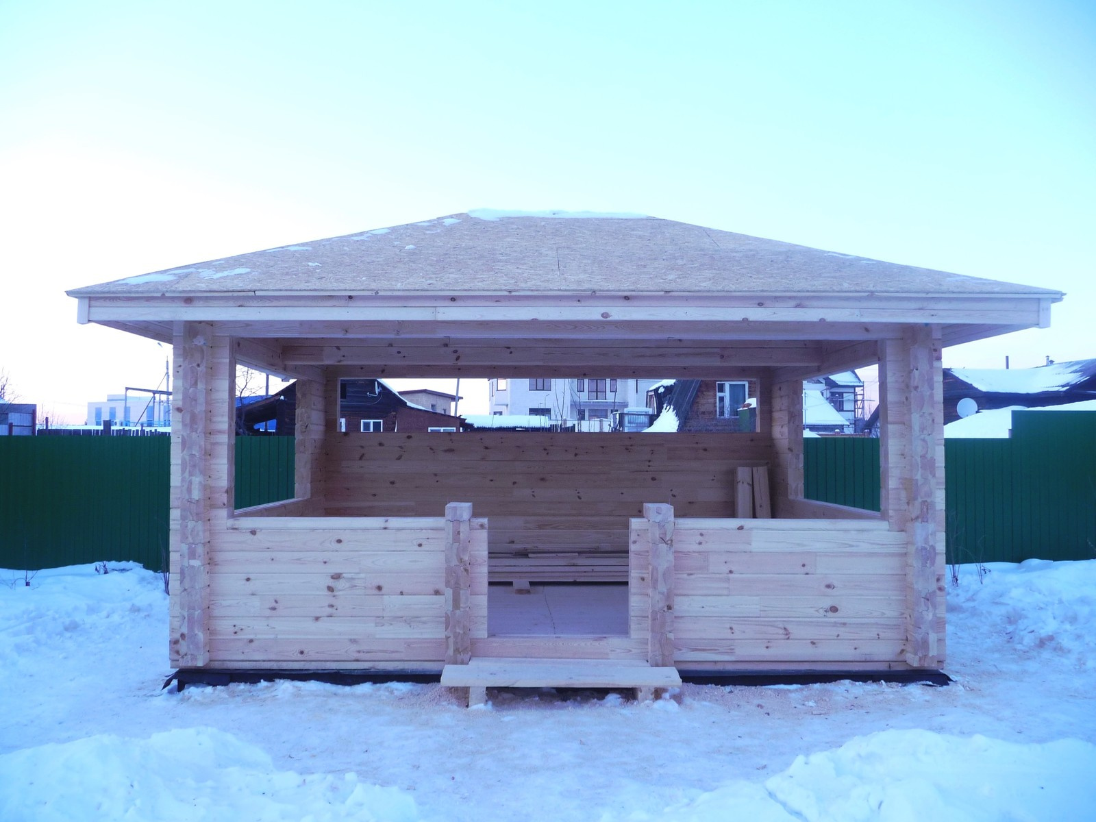 Беседка из профилированного бруса