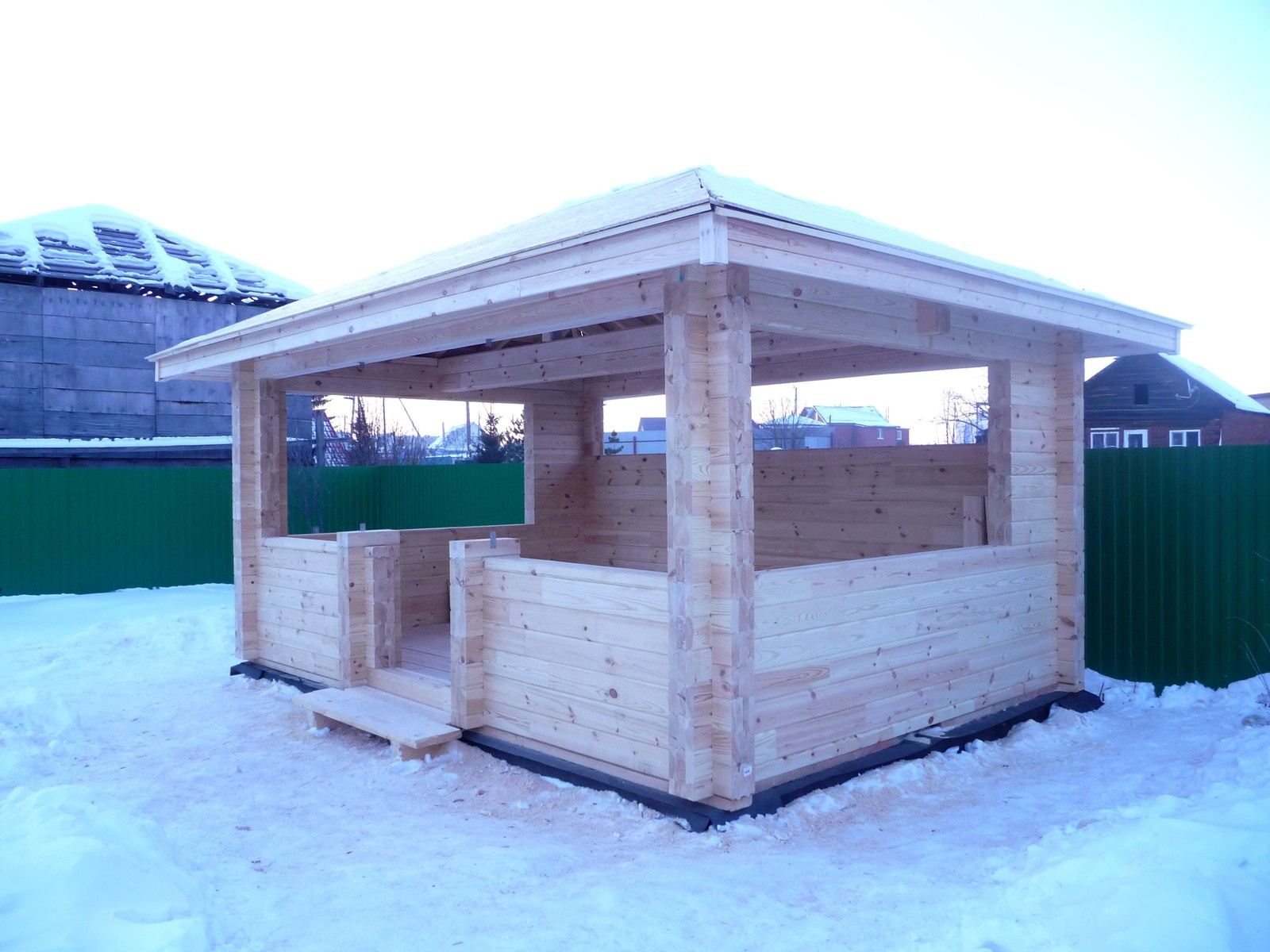 Беседка из профилированного бруса