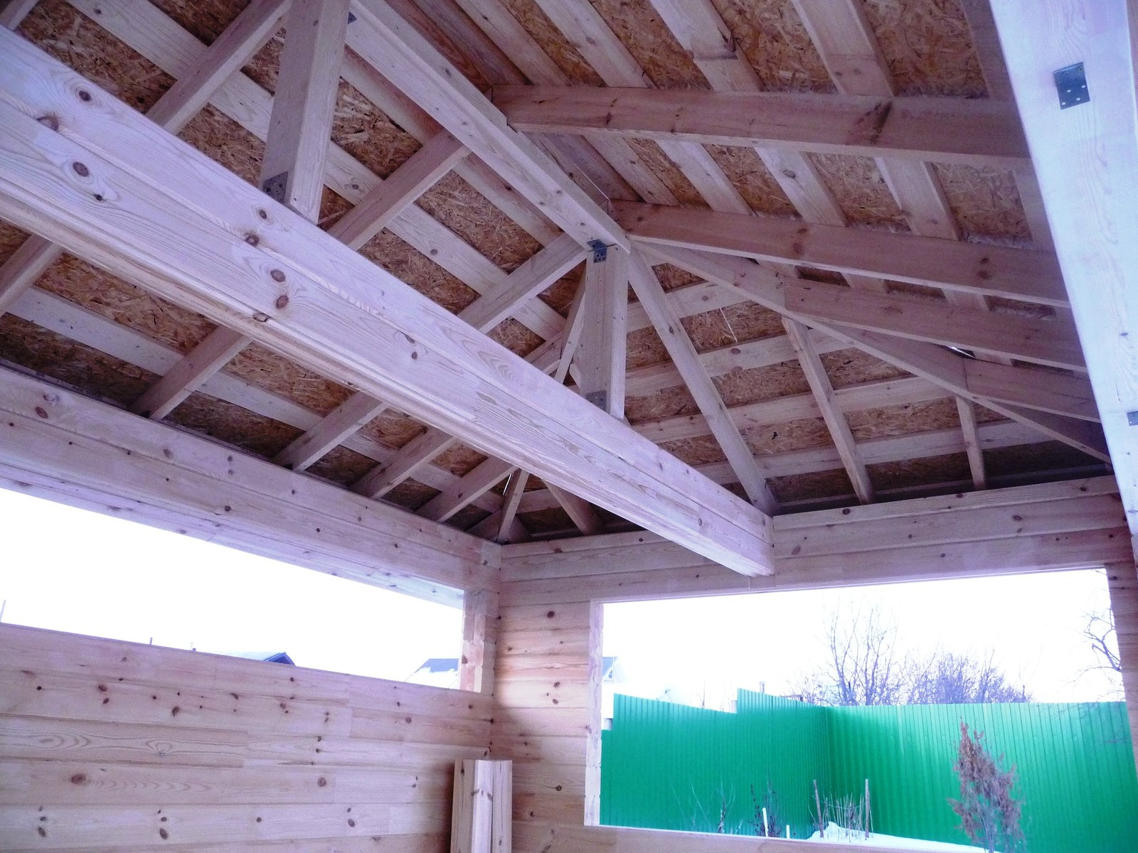 Беседка из профилированного бруса